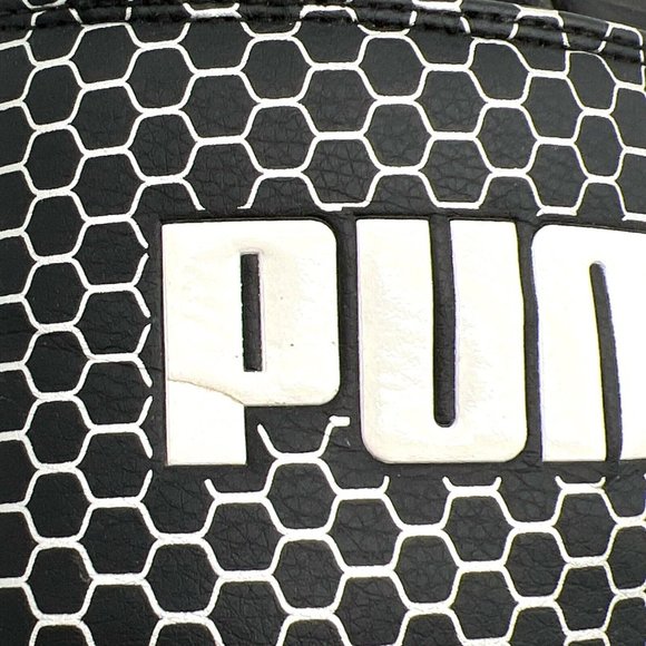 Puma Men's Cool Cat Bold Comfort Slides Black White Size 12 - Picture 5 of 5